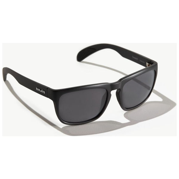 Bajio Swash Sunglasses in Matte Black and Grey Lenses