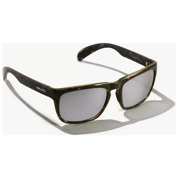 Bajio Swash Sunglasses in Dark Gloss Tortoiseshell and Silver Lenses