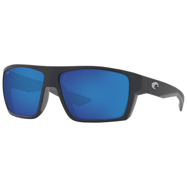 Costa del Mar Bloke Sunglasses in Matte Black and Blue Mirror