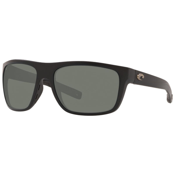 Costa del Mar Broadbill Sunglasses Matte Black and Gray lenses 580g