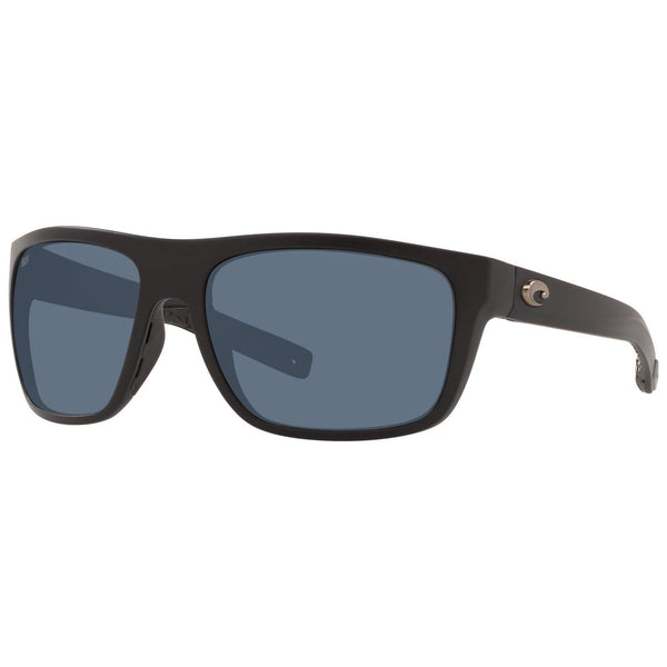 Costa del Mar Broadbill Sunglasses Matte Black and Gray lenses