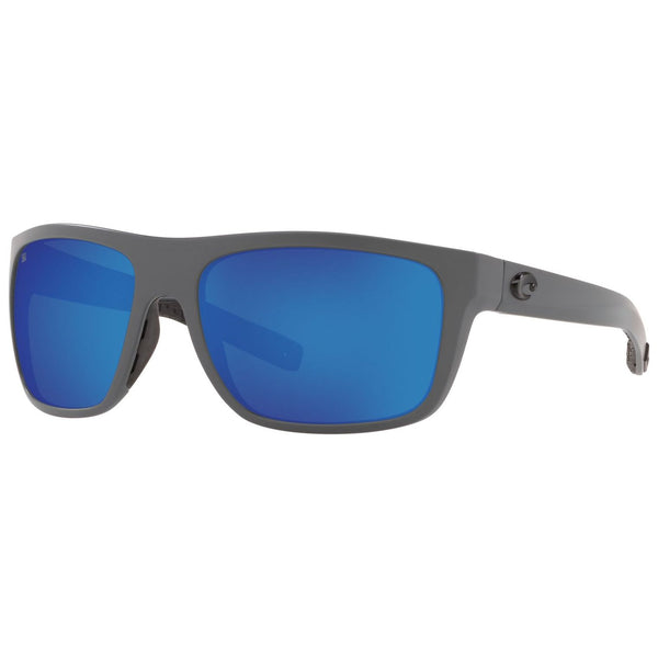 Costa del Mar Broadbill Sunglasses Matte Gray and Blue Mirror 580g