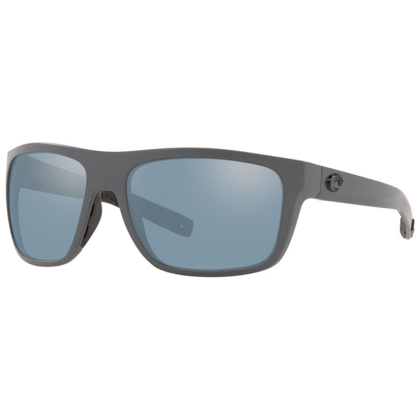 Costa del Mar Broadbill Sunglasses Matte Gray and Gray Silver Mirror