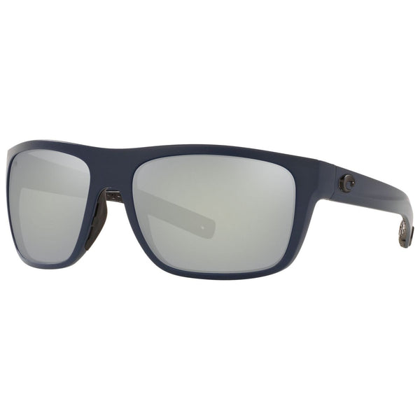 Costa del Mar Broadbill Sunglasses Matte Midnight Blue and Gray Silver Mirror 580g