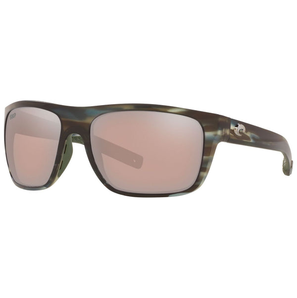 Costa del Mar Broadbill Sunglasses Matte Reef and Copper Silver Mirror