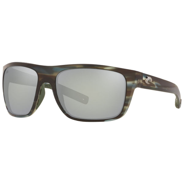 Costa del Mar Broadbill Sunglasses Matte Reef and Gray Silver Mirror 580g
