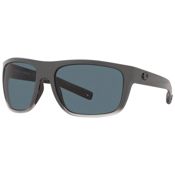 Costa del Mar Broadbill Sunglasses Matte Fog Gray and Gray lenses