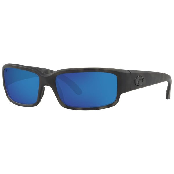 Costa del Mar Caballito Ocearch Sunglasses in Matte Tigershark and Blue Mirror 580g