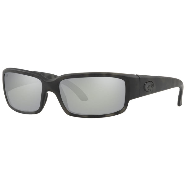 Costa del Mar Caballito Ocearch Sunglasses in Matte Tiger Shark and Gray Silver Mirror 580g