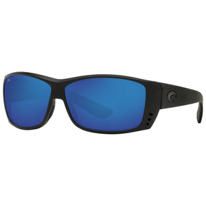 Costa del Mar Cat Cay Sunglasses in Blackout and Blue Mirror 580g