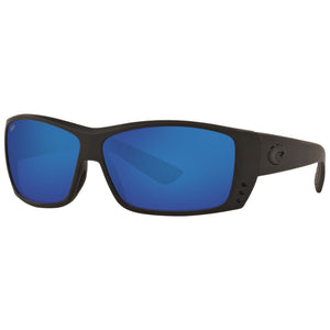 Costa del Mar Cat Cay Sunglasses in Blackout and Blue Mirror