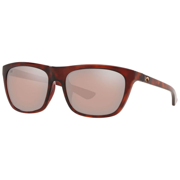 Costa del Mar Cheeca Sunglasses in Shiny Rose Tortoiseshell and Copper Silver 580g lenses