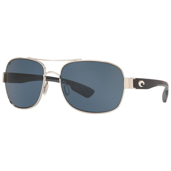 Costa del Mar Cocos Sunglasses in Palladium and Gray 580p