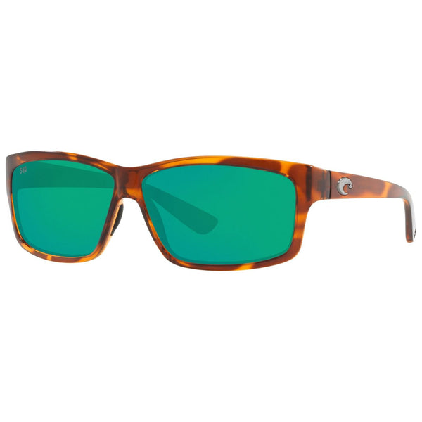 Costa del Mar Cut Sunglasses in Honey Tortoiseshell and Green Mirror 580g