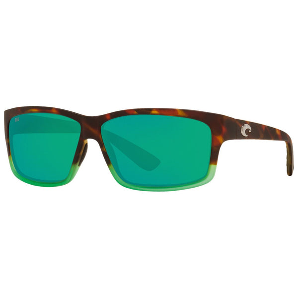 Costa del Mar Cut Sunglasses in Matte Tortuga Fade and Green Mirror 580g