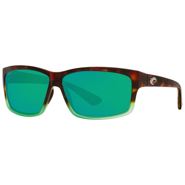 Costa del Mar Cut Sunglasses in Matte Tortuga Fade and Green Mirror 580p
