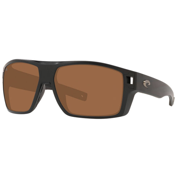 Costa del Mar Diego Sunglasses in Matte Black and Copper 580g