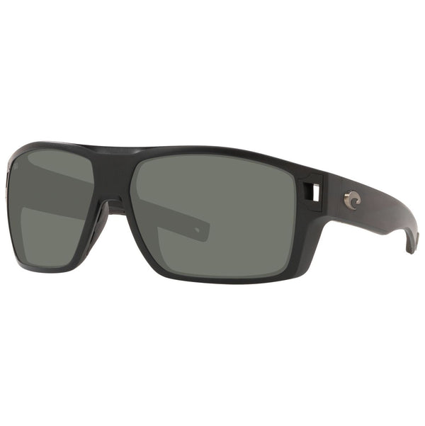 Costa del Mar Diego Sunglasses in Matte Black and Gray 580g