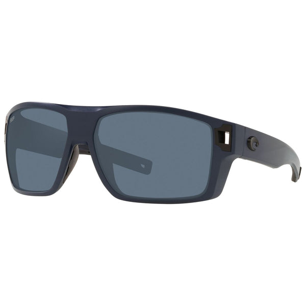 Costa del Mar Diego Sunglasses in Matte Midnight Blue and and Gray 580p lenses