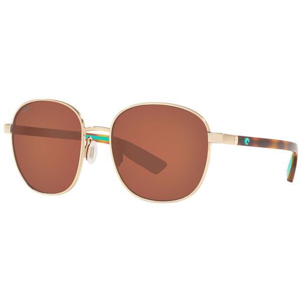 Costa del Mar Egret Sunglasses in Gold and Copper 580p