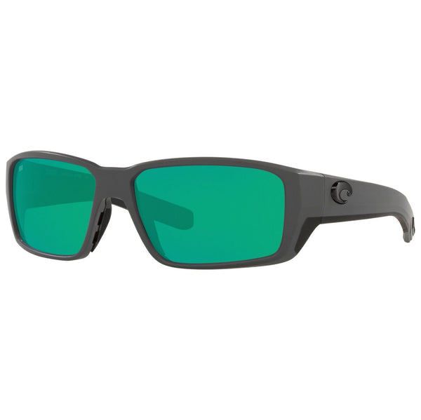 Costa del Mar Fantail Pro Sunglasses in Matte Grey and Green Mirror 580g