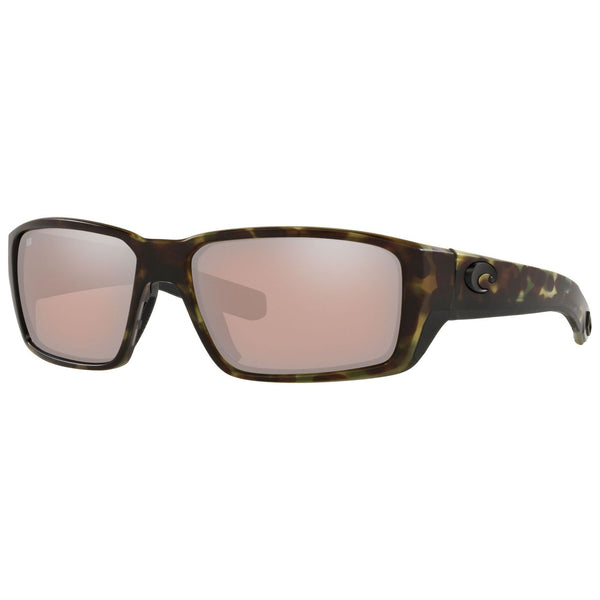 Costa del Mar Fantail Pro Sunglasses in Matte Wetlands and Copper-Silver Mirror 580g