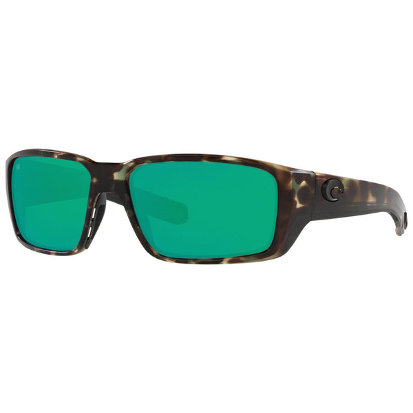 Costa del Mar Fantail Pro Sunglasses in Matte Wetlands and Green Mirror 580g