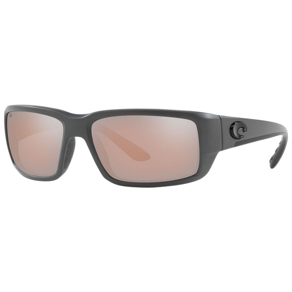 Costa del Mar Fantail Sunglasses in Matte Gray and Copper Silver Mirror 580g
