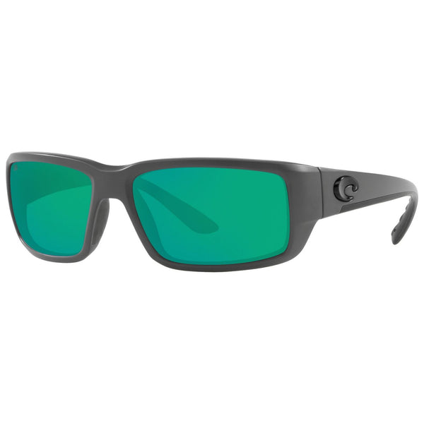Costa del Mar Fantail Sunglasses in Matte Gray and Green Mirror 580g