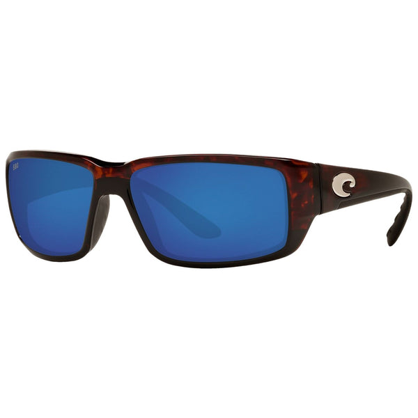 Costa del Mar Fantail Sunglasses in Tortoiseshell and Blue Mirror 580g lenses