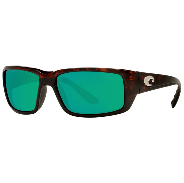 Costa del Mar Fantail Sunglasses in tortoiseshell and Green Mirror 580p
