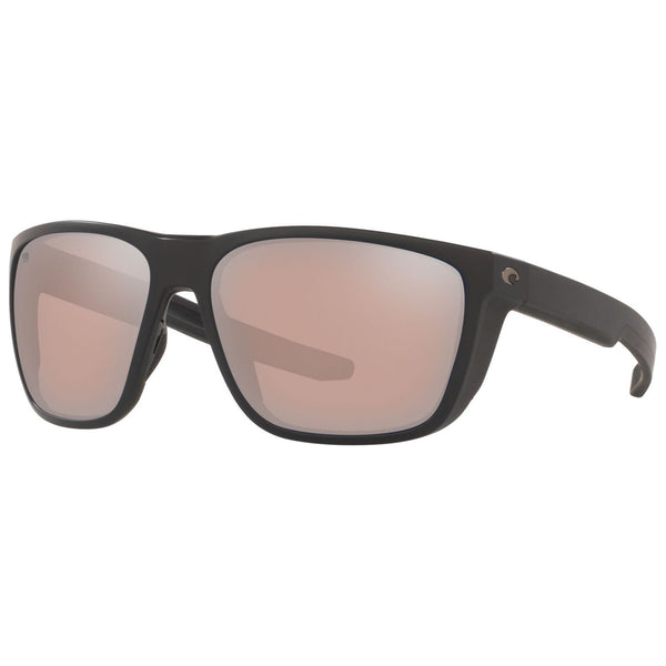 Costa del Mar Ferg Sunglasses in Matte Black and Copper Silver Mirror 580g