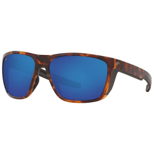 Costa del Mar Ferg Sunglasses in Matte Tortoiseshell and Blue Mirror 580g