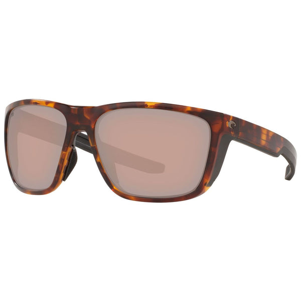 Costa del Mar Ferg Sunglasses in Matte Tortoiseshell and Copper-Silver Mirror 580g