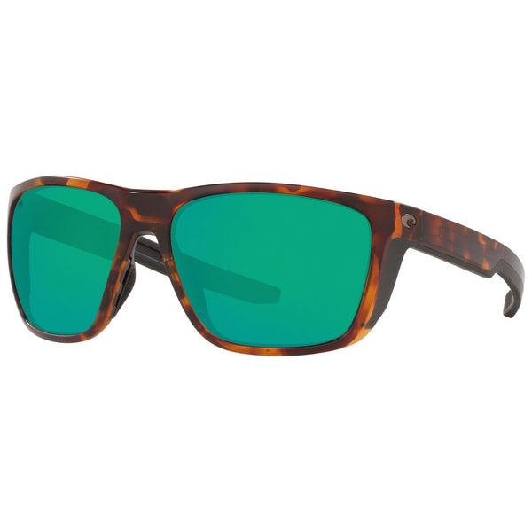 Costa del Mar Ferg Sunglasses in Matte Tortoiseshell and Green Mirror 580p