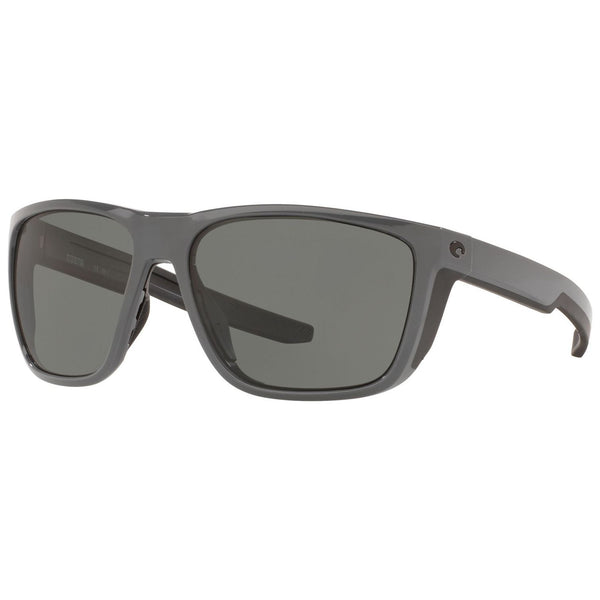 Costa del Mar Ferg Sunglasses in Shiny Gray and Gray 580g lenses