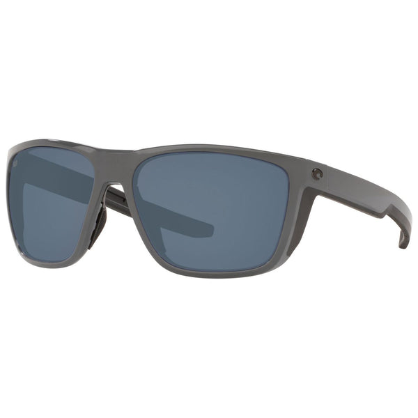 Costa del Mar Ferg Sunglasses in Shiny Gray and Gray 580p lenses
