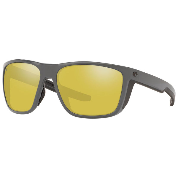 Costa del Mar Ferg Sunglasses in Shiny Gray and Sunrise Silver Mirror 580g