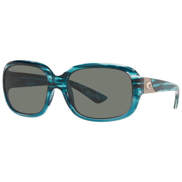 Costa del Mar Gannet Sunglasses in Shiny Marine Fade and Gray 580g lenses