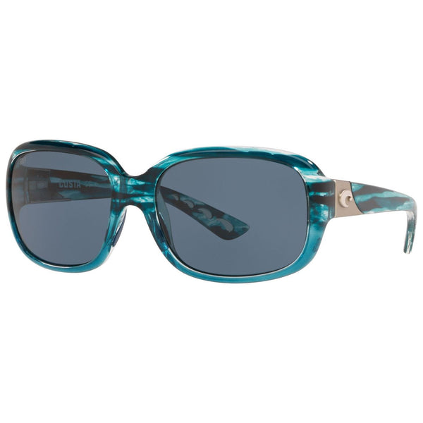Costa del Mar Gannet Sunglasses in Shiny Marine and Fade Gray 580p