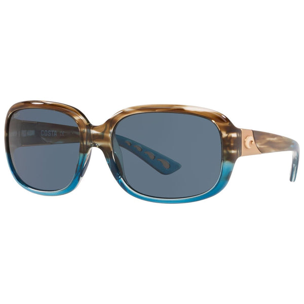 Costa del Mar Gannet Sunglasses in Shiny Wahoo and Gray 580p lenses