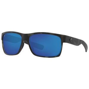 Costa del Mar Half Moon Ocearch Sunglasses in Matte Tigershark and Blue Mirror 580g lenses