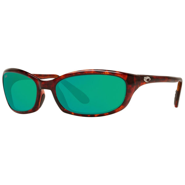 Costa del Mar Harpoon Sunglasses in Tortoiseshell and Green Mirror 580g lenses