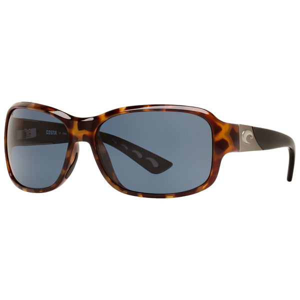 Costa del Mar Inlet Sunglasses in Retro Tortoiseshell and Black Temples with Gray 580p lenses