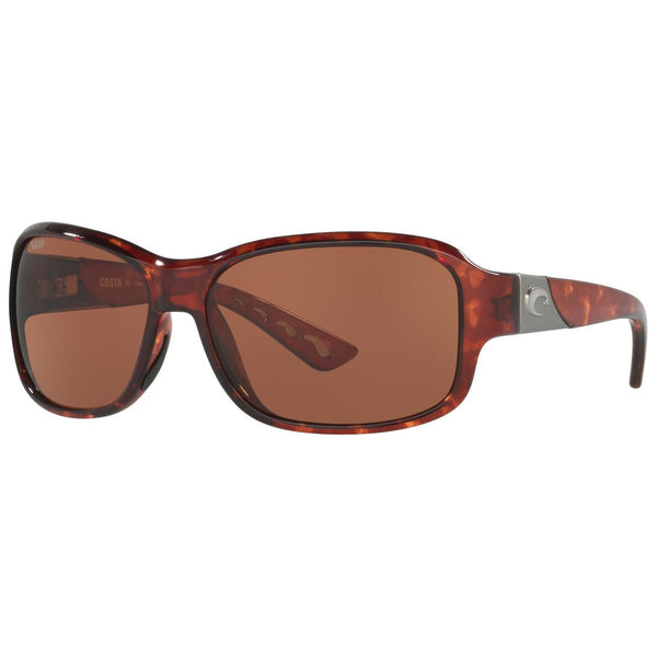Costa del Mar Inlet Sunglasses in Tortoiseshell and Copper 580p lenses