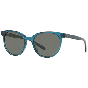Costa del Mar Isla Sunglasses in Shiny Deep Teal Crystal and Gray 580g lenses