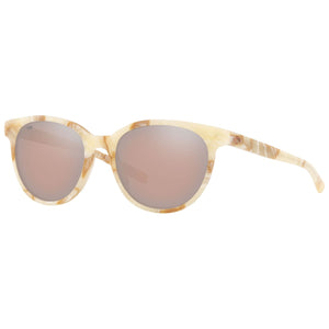 Costa del Mar Isla Sunglasses in Shiny Seashell and Copper-Silver Mirror 580g lenses