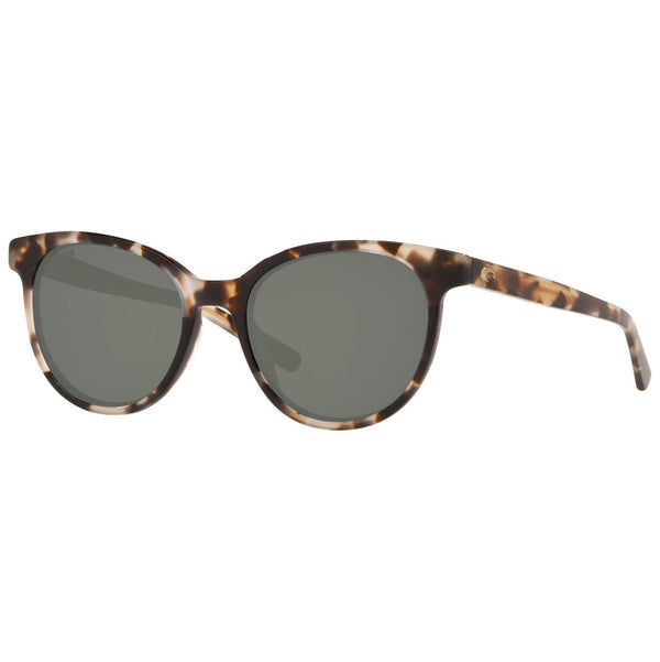 Costa del Mar Isla Sunglasses in Shiny Tiger Cowrie and Gray 580g lenses