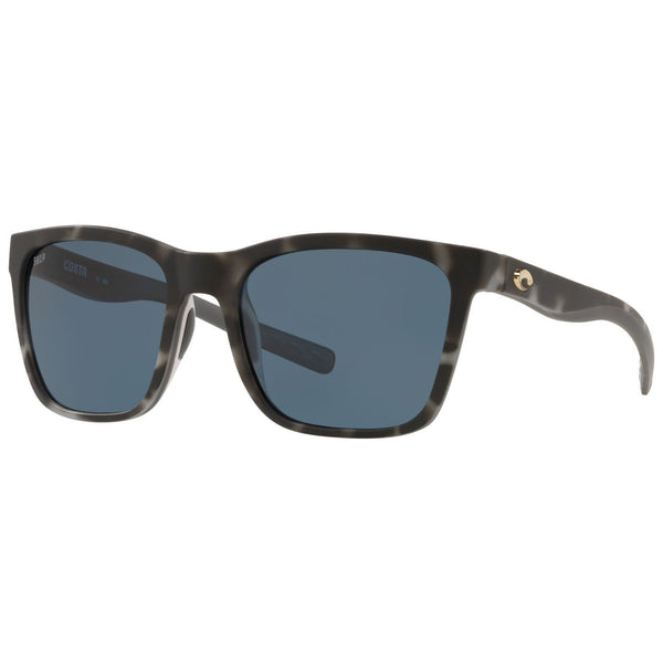 Costa del Mar Panga Sunglasses in Matte Gray with Tortoise Gray 580p lenses