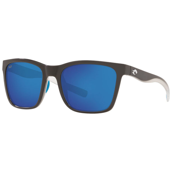 Ocearch Costa del Mar Panga Sunglasses in Shiny White Shark with Blue Mirror 580p lenses